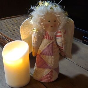 Vintage Christmas Tree Topper Angel